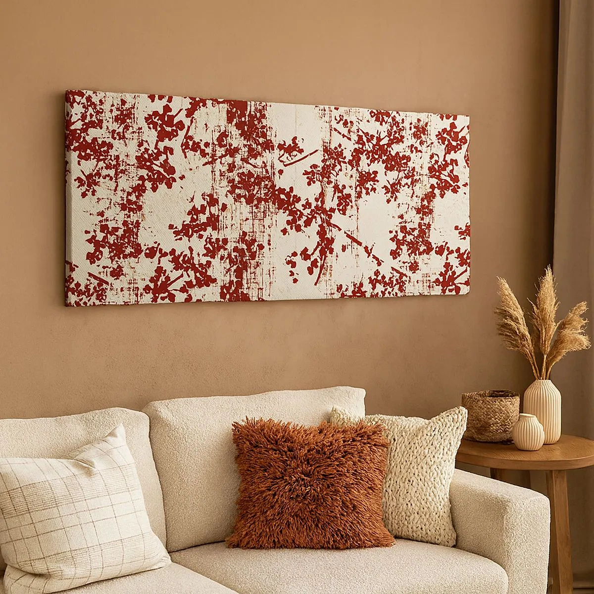 Quadro su tela - Stampe su Tela - Come l'antico percalle - 100x40 cm