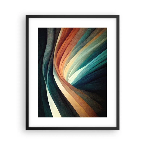 Poster in cornice nera - Intessuto di colore - 40x50 cm