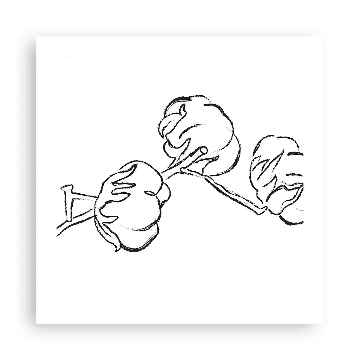 Poster - Piumino di cotone - 50x50 cm