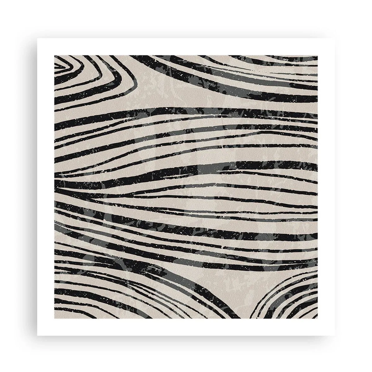 Poster - Una palude di linee - 60x60 cm