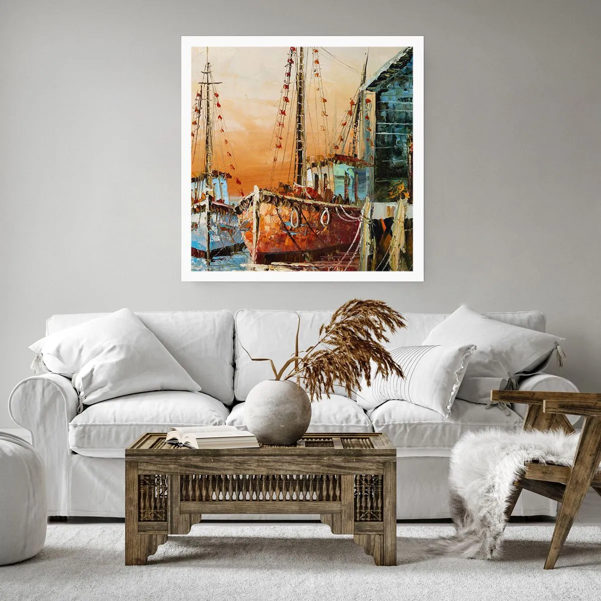 Poster - Ritorno tranquillo - 40x40 cm