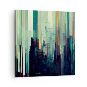 Quadro su tela - Stampe su Tela - Città futuristica - 60x60 cm
