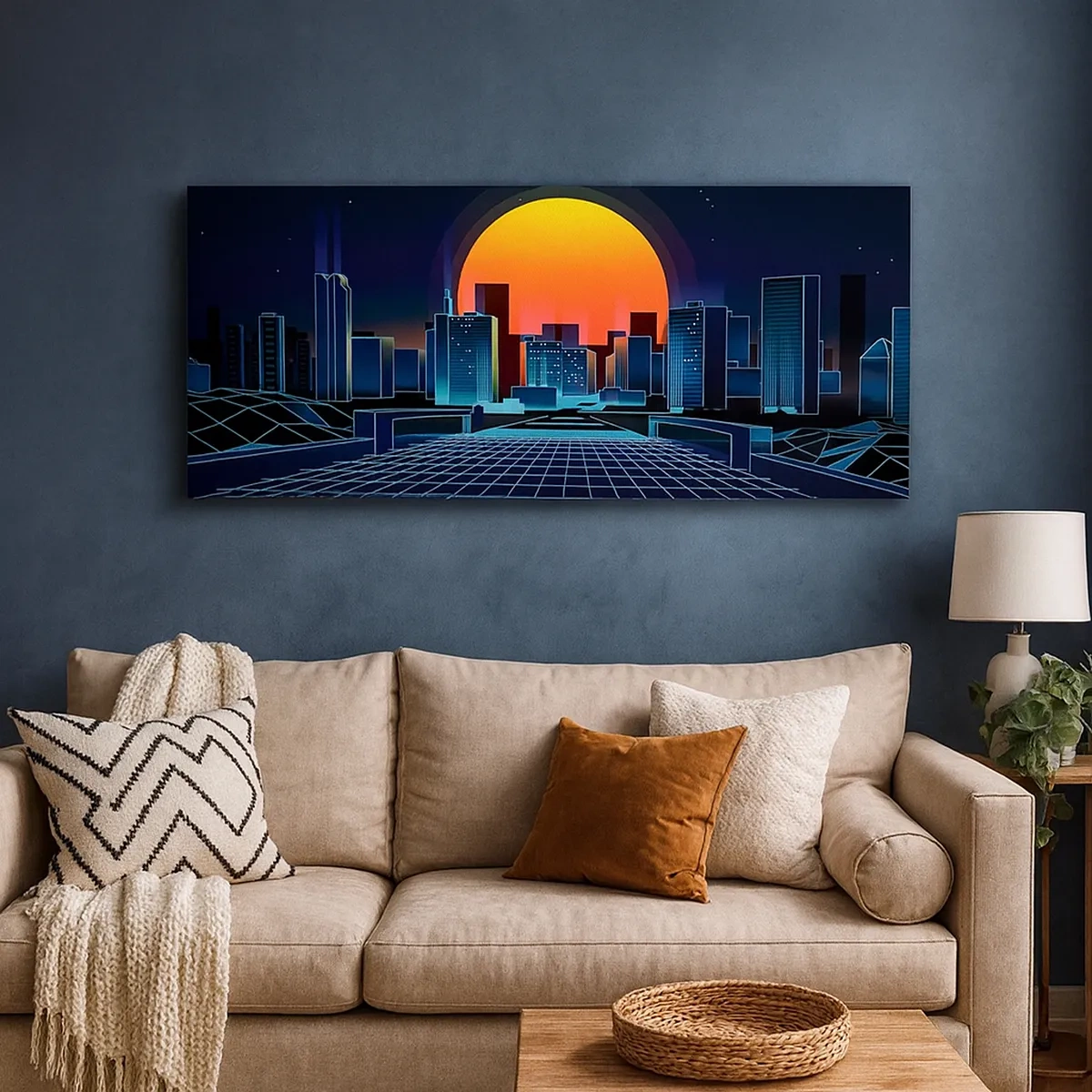 Quadro su tela - Stampe su Tela - Davvero vuoi tornare al mondo reale? - 30x30 cm