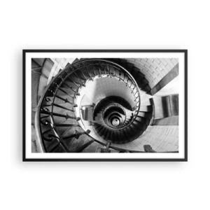 Poster in cornice nera - Ancora più in alto - 91x61 cm