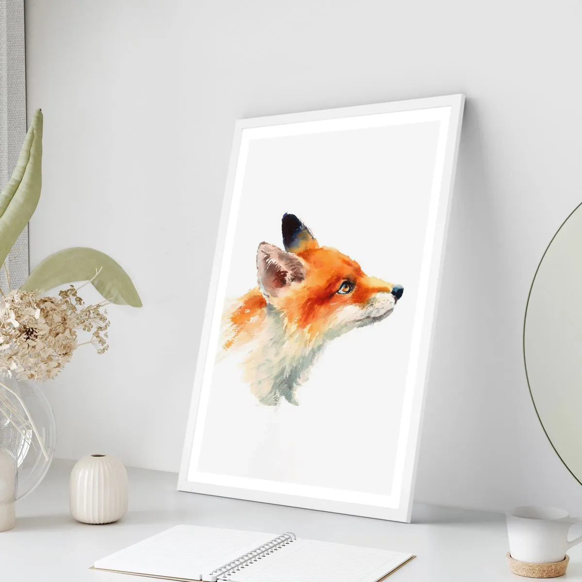 Poster in cornice bianca - La prudenza non è mai troppa - 61x91 cm