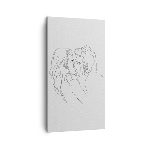 Quadro su tela - Stampe su Tela - La stessa linea - 45x80 cm