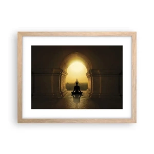 Poster in cornice rovere chiaro - Armonia completa - 40x30 cm