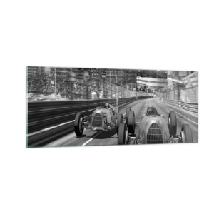 Quadro su vetro - Tanto tempo fa a Montecarlo - 100x40 cm