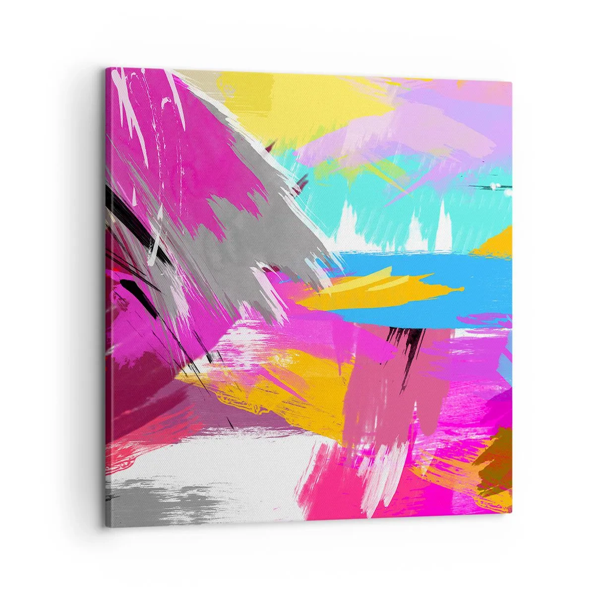 Quadro su tela - Stampe su Tela - Pennellata dopo pennellata - 60x60 cm