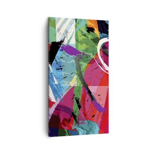 Quadro su tela - Stampe su Tela - Veloce, vivo e saltellante - 45x80 cm