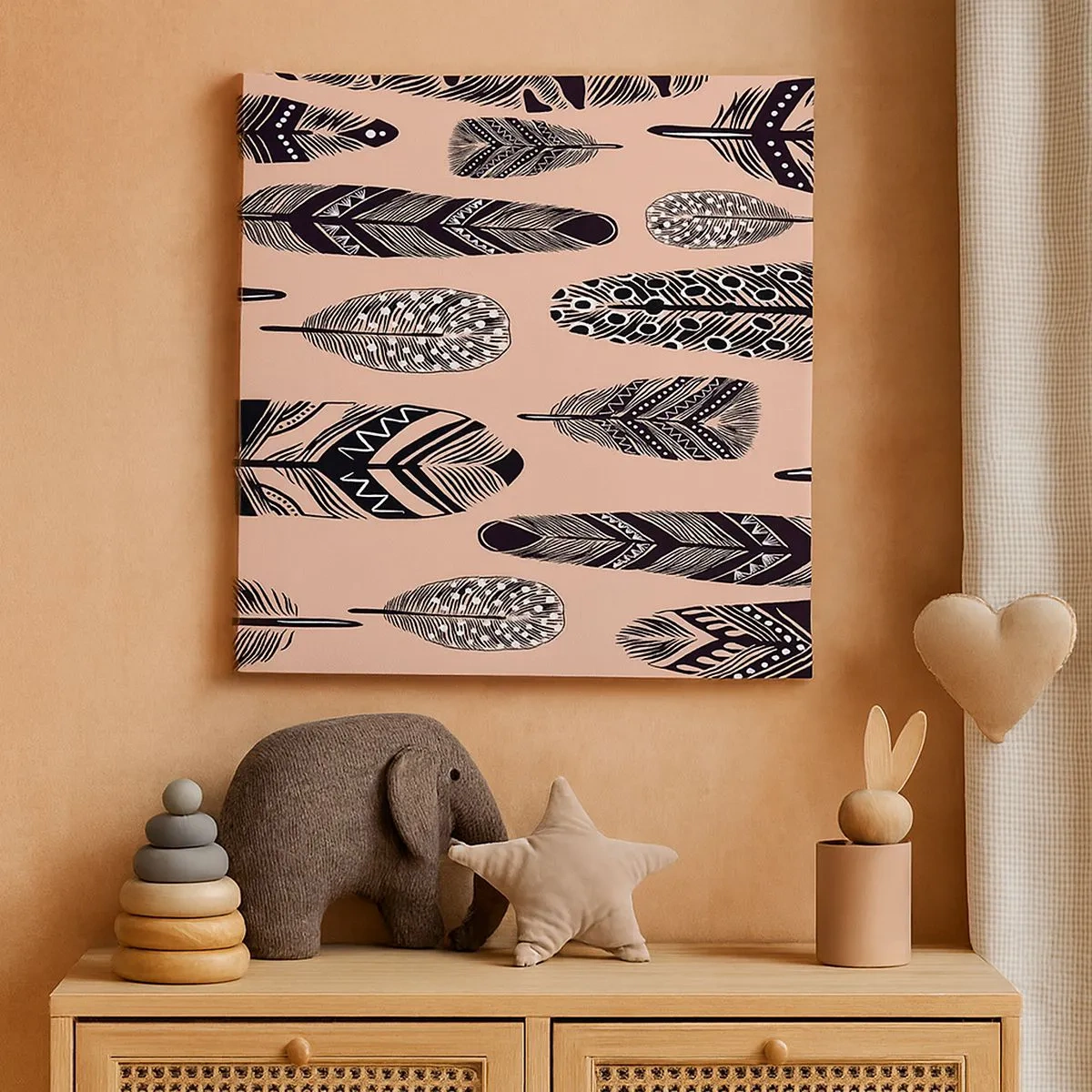 Quadro su tela - Stampe su Tela - Collezione indiana - 30x30 cm