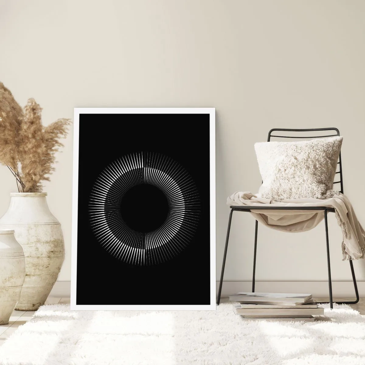 Poster - Sole nero - 70x100 cm