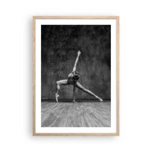 Poster in cornice rovere chiaro - Ideale di equilibrio - 50x70 cm
