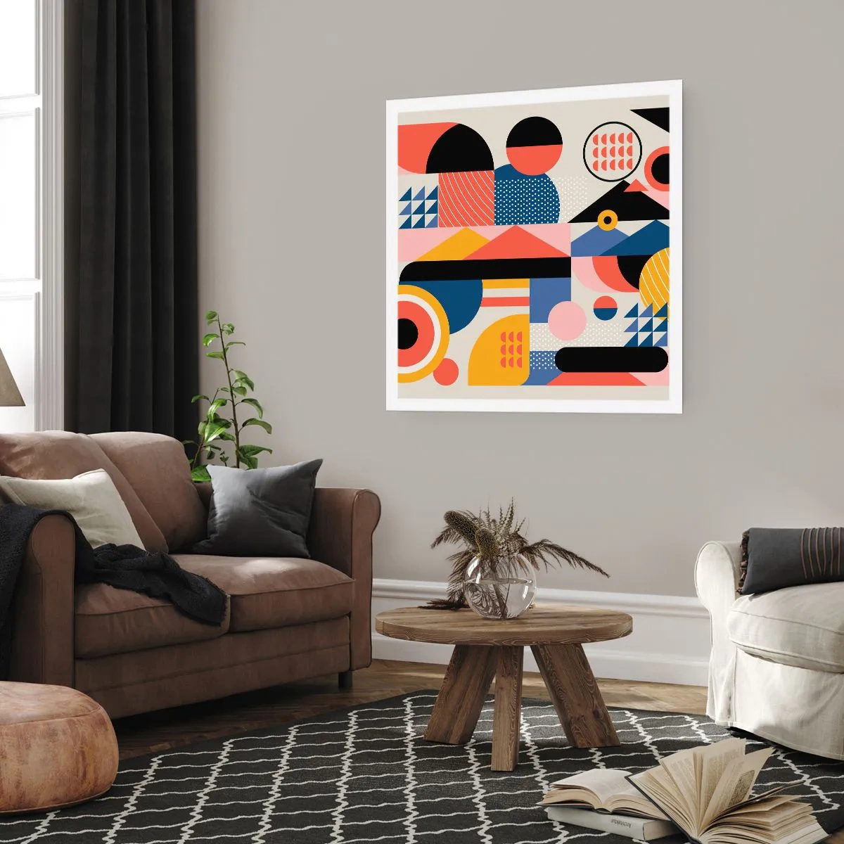 Poster - Composizione: divertiti - 50x50 cm