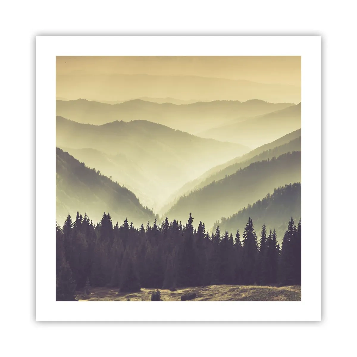 Poster - Dopo sette montagne… - 50x50 cm