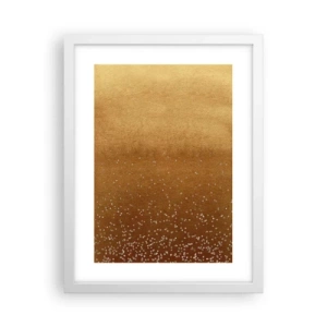 Poster in cornice bianca - La nascita della luce - 30x40 cm