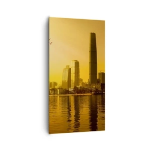 Quadro su tela - Stampe su Tela - Città d'oro - 65x120 cm
