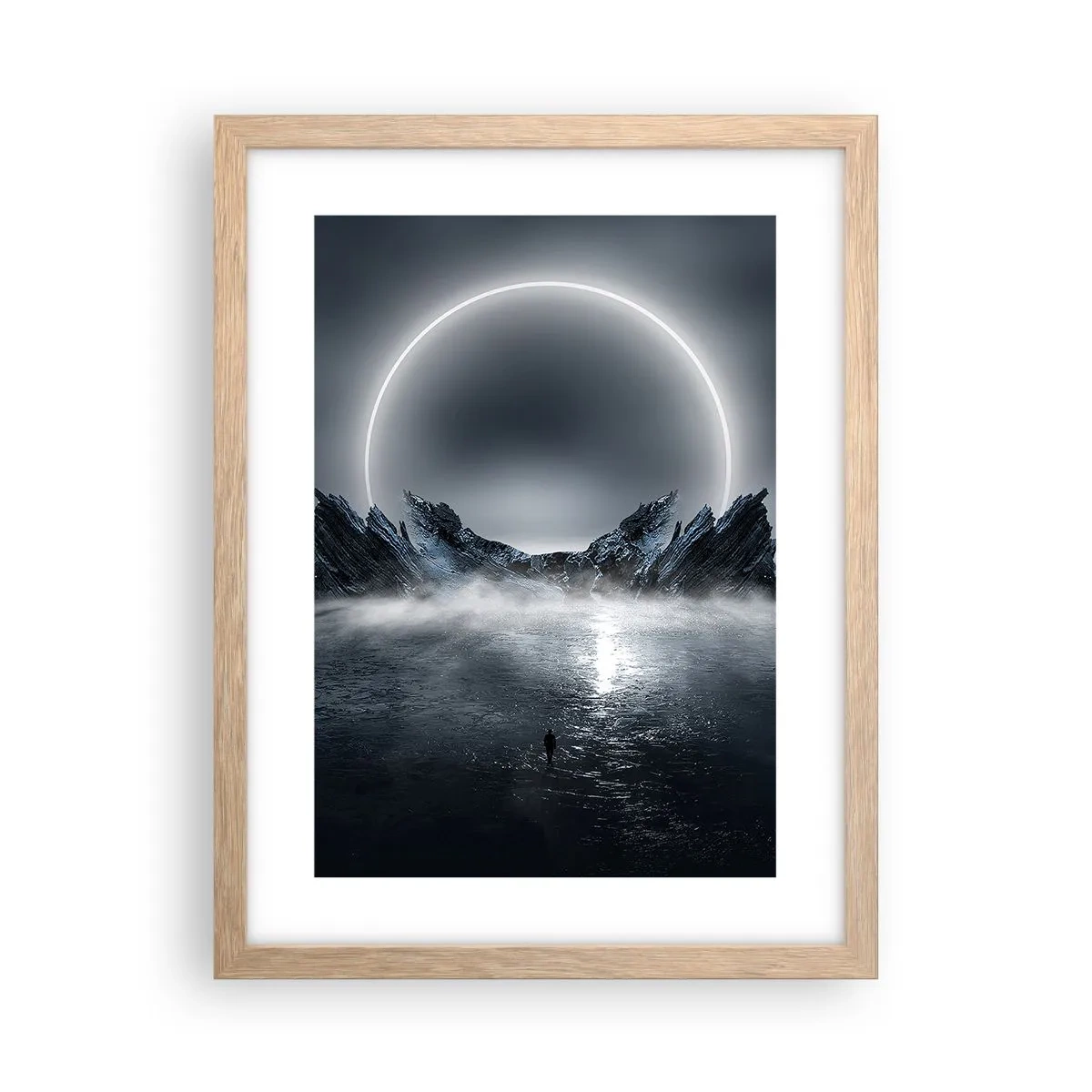 Poster in cornice rovere chiaro - La fine del racconto - 30x40 cm