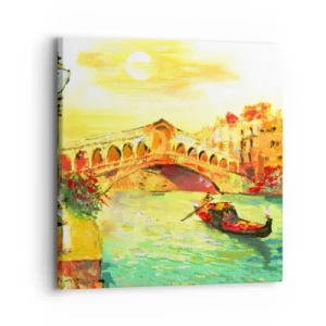 Quadro su tela - Stampe su Tela - Il pellegrinaggio degli innamorati - 30x30 cm