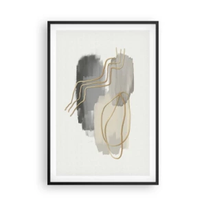 Poster in cornice nera - Durata e movimento - 61x91 cm