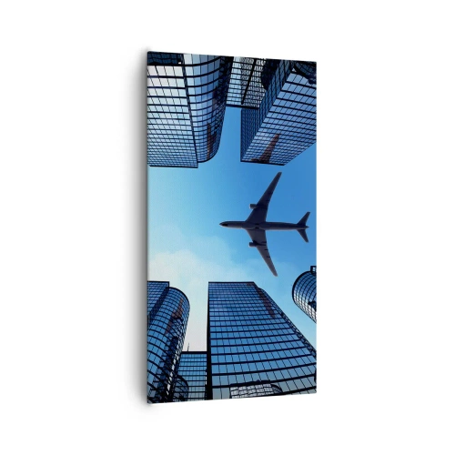 Quadro su tela - Stampe su Tela - Panorama dal canyon di vetro - 65x120 cm