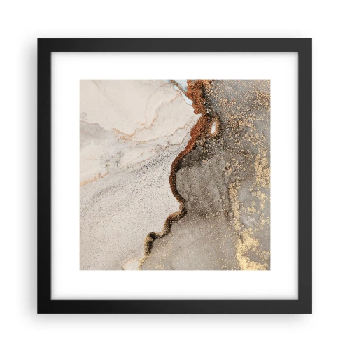 Poster in cornice nera - Ai confini del colore - 30x30 cm