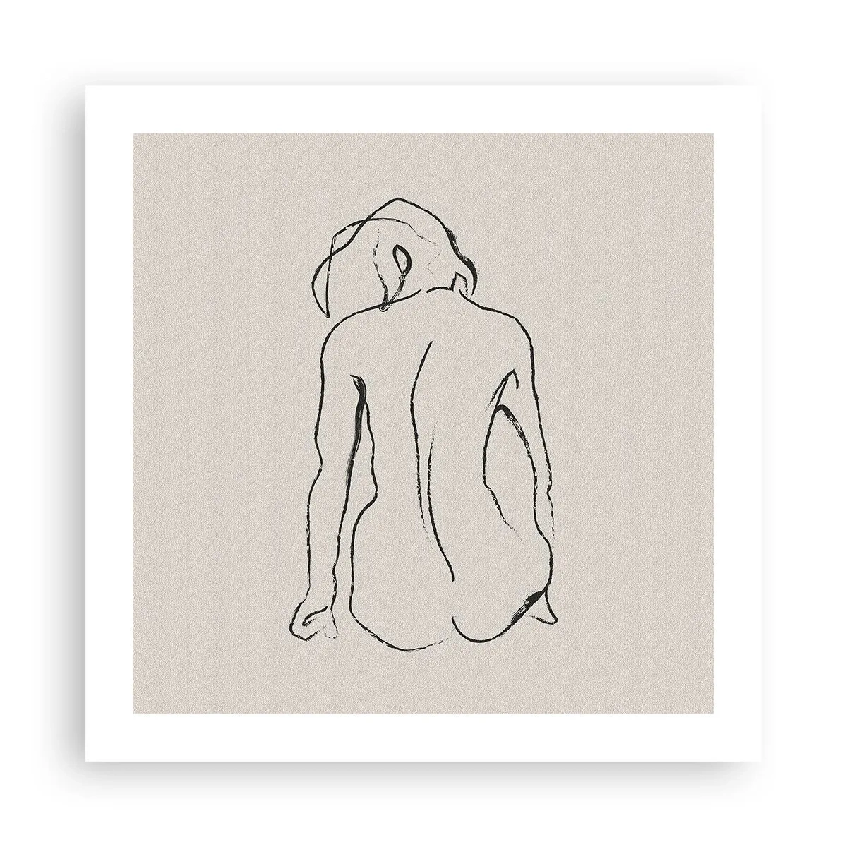 Poster - Nudo di ragazza - 50x50 cm