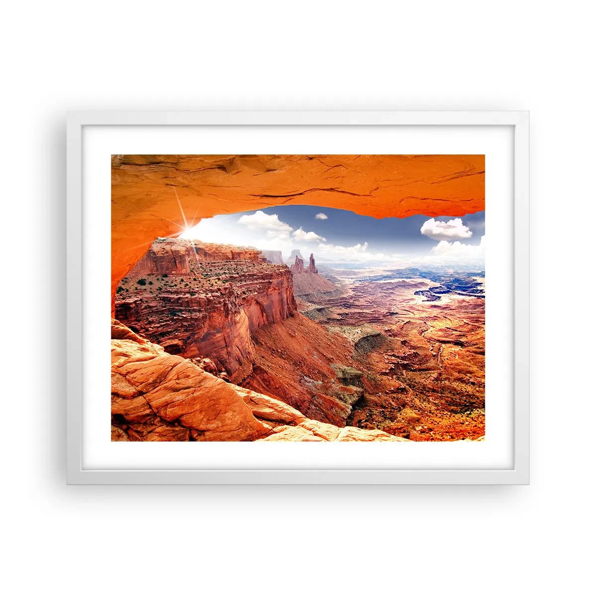 Poster in cornice bianca - Scolpiti dalla natura - 50x40 cm