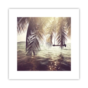 Poster - Si può dondolare tra le nuvole a volontà - 30x30 cm