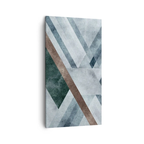 Quadro su tela - Stampe su Tela - La ricercata eleganza della geometria - 45x80 cm