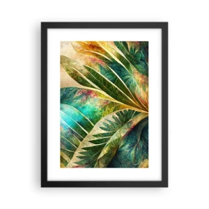 Poster in cornice nera - I colori dei tropici - 30x40 cm