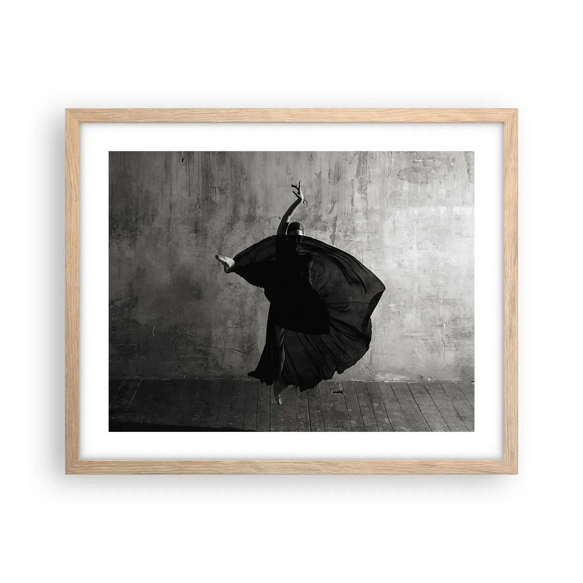 Poster in cornice rovere chiaro - Fasce piene di passione - 50x40 cm