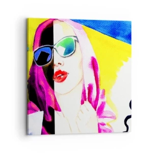 Quadro su tela - Stampe su Tela - Non sono bianca e non sono nera - 70x70 cm