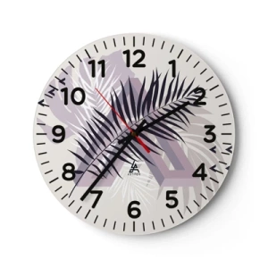 Orologio da parete - Orologio in Vetro - L'ombra dell'ombra - 30x30 cm