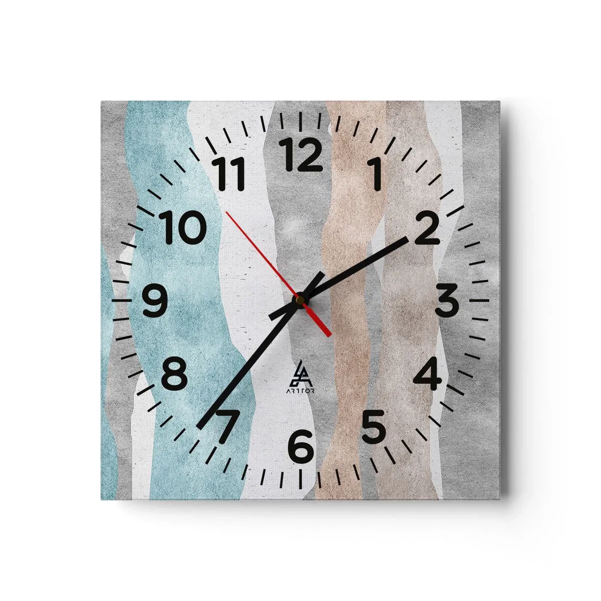 Orologio da parete - Orologio in Vetro - Studio di prossimità - 30x30 cm