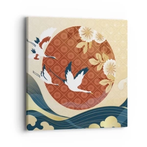 Quadro su tela - Stampe su Tela - Favola giapponese - 40x40 cm