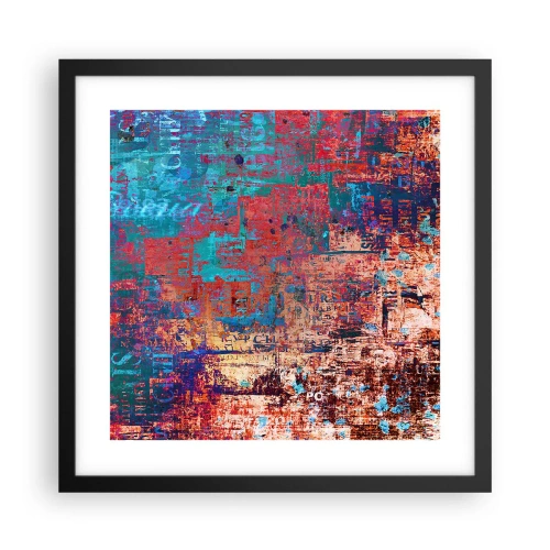 Poster in cornice nera - Memoria e dimenticanza - 40x40 cm