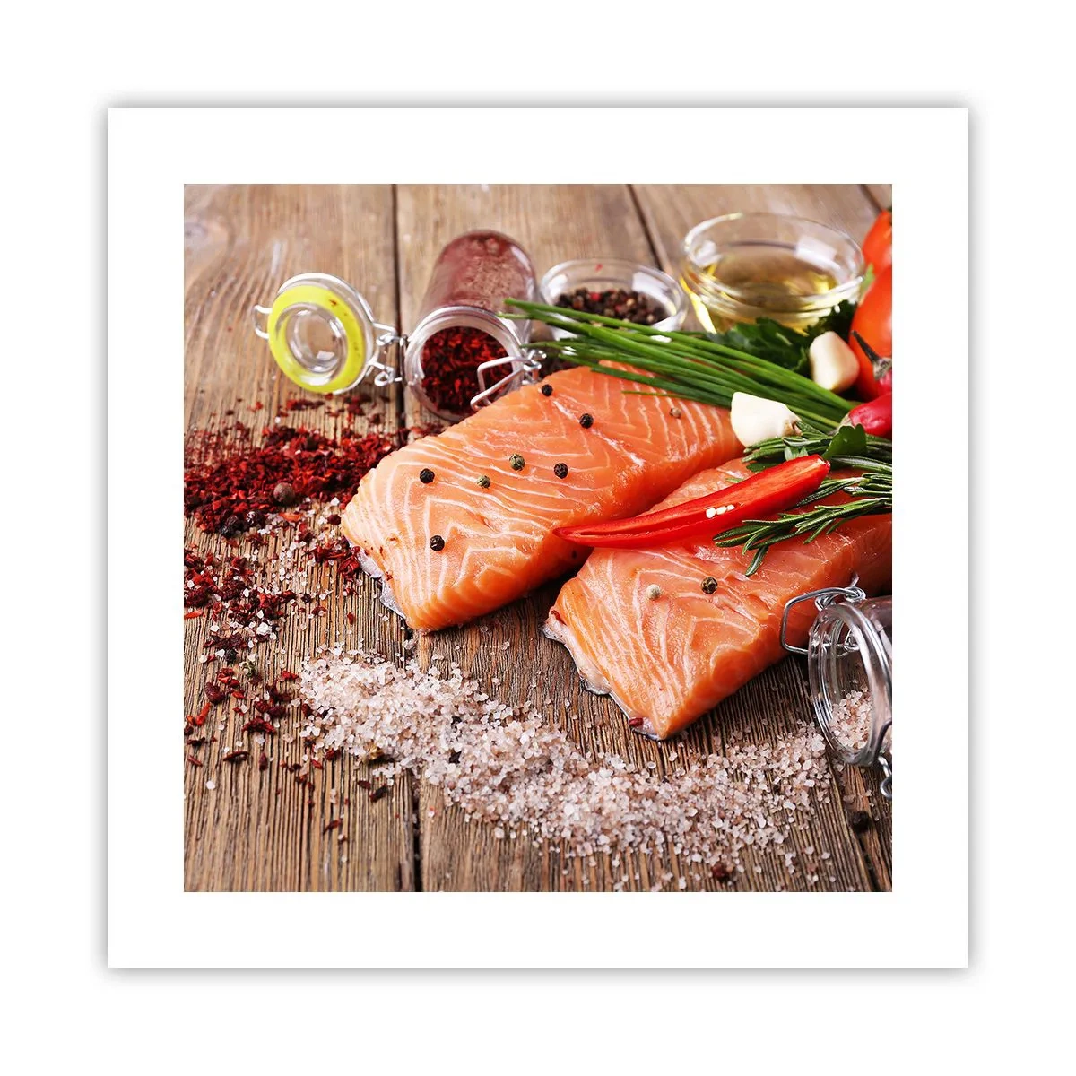 Poster - Avventura norvegese in cucina - 40x40 cm