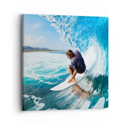 Quadro su tela - Stampe su Tela - Ballando con le onde - 40x40 cm