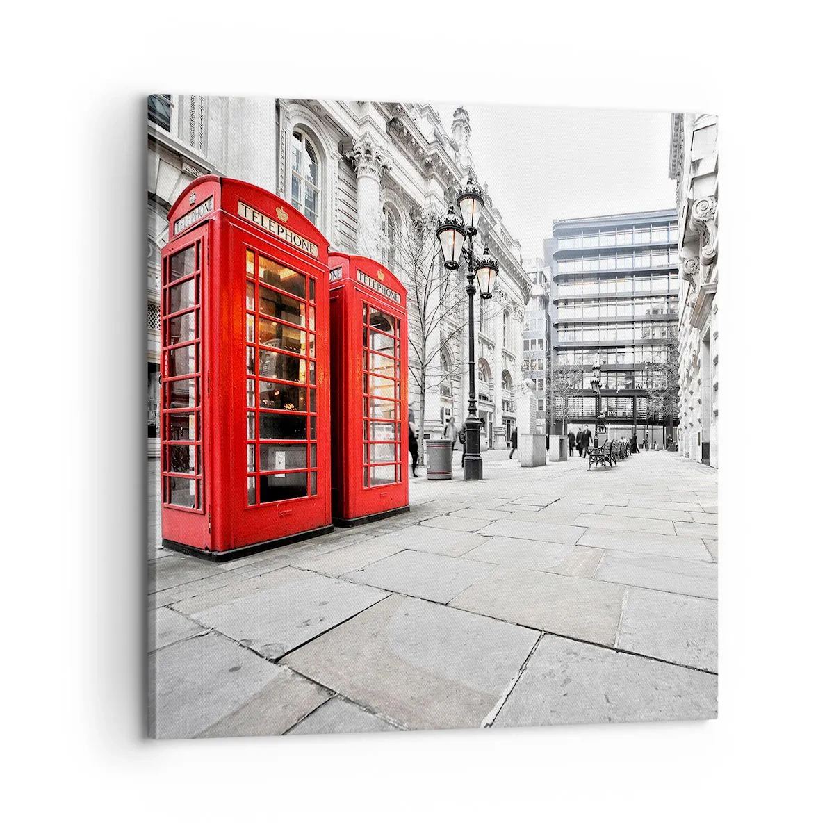 Quadro su tela - Stampe su Tela - Welcome to London - 60x60 cm