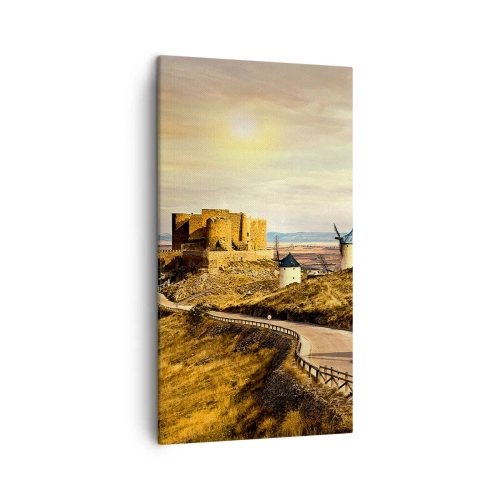 Quadro su tela - Stampe su Tela - Adesso appare Don Chisciotte - 45x80 cm