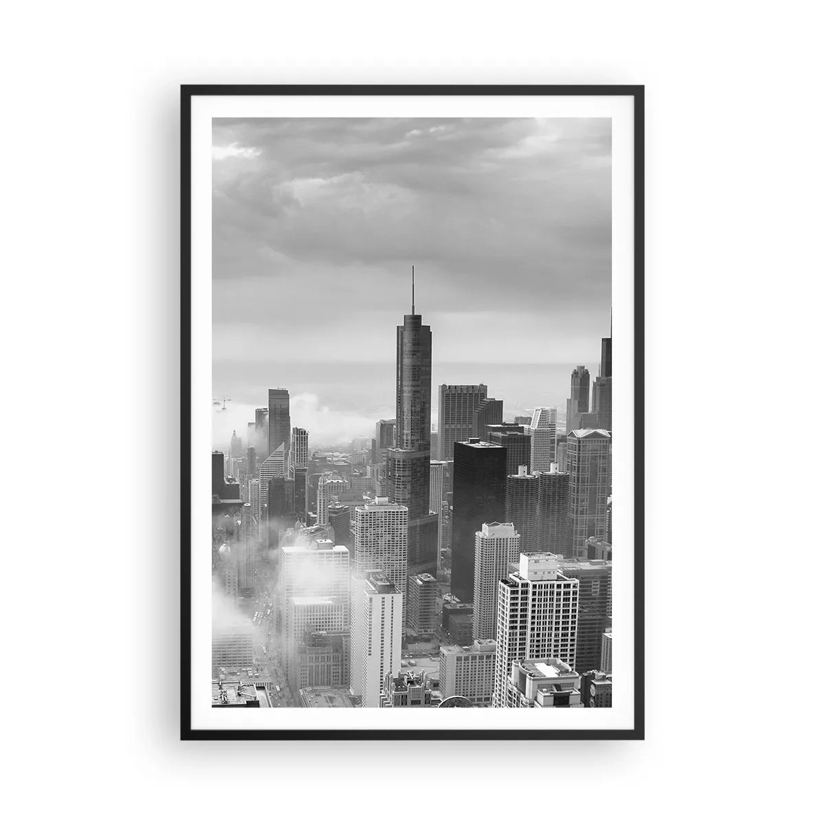 Poster in cornice nera - Paesaggio americano - 70x100 cm