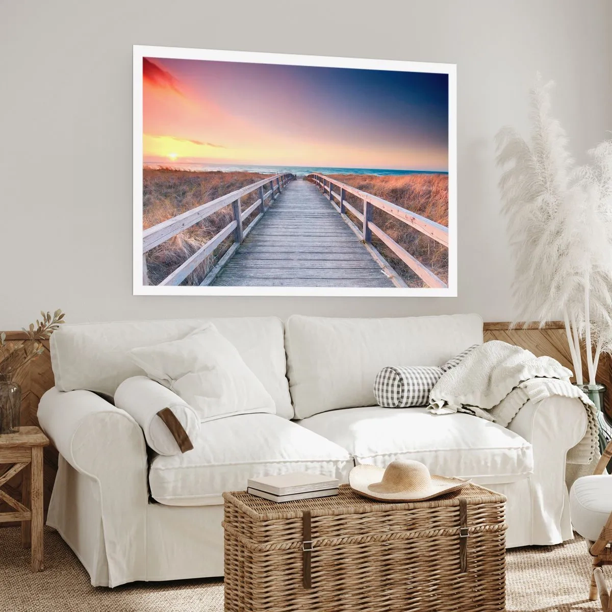 Poster - Aurora serale baltica - 70x50 cm