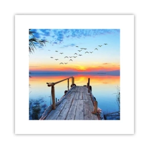 Poster - Il tempo del ritorno - 30x30 cm