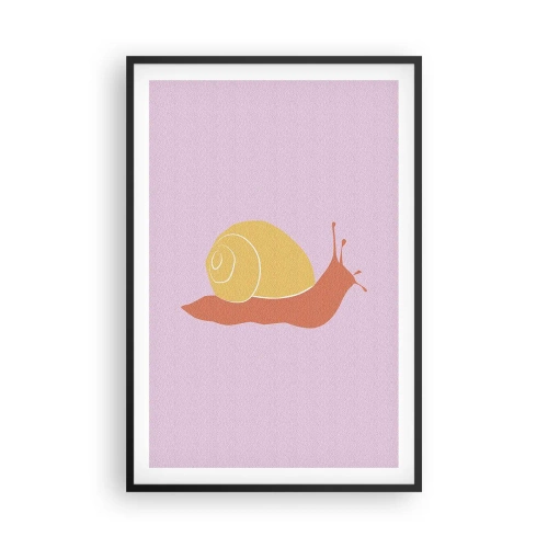 Poster in cornice nera - Non c'è fretta - 61x91 cm