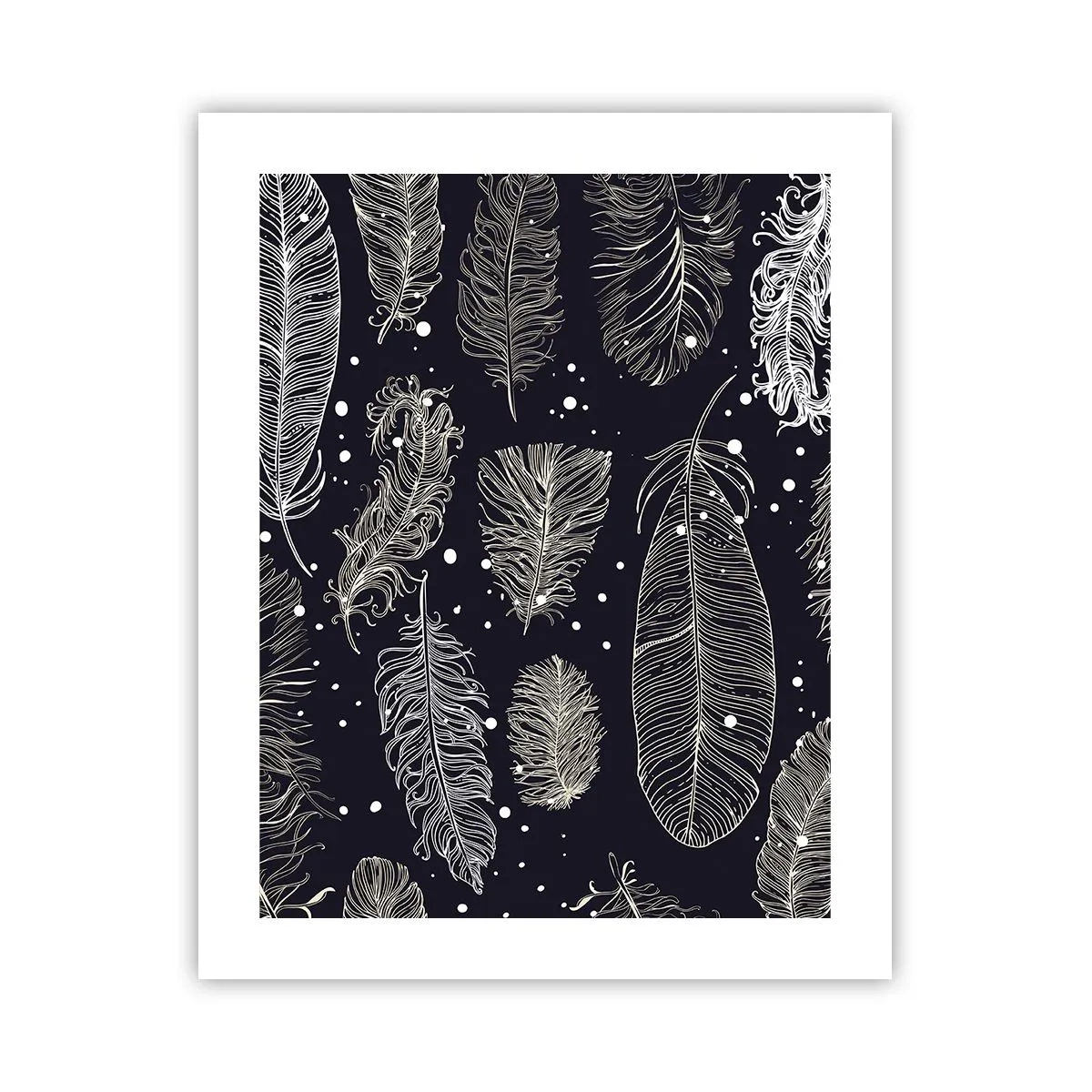 Poster - Pizzo piumato - 40x50 cm