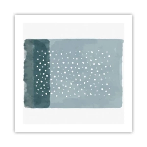 Poster - Spuntate nel blu - 50x50 cm