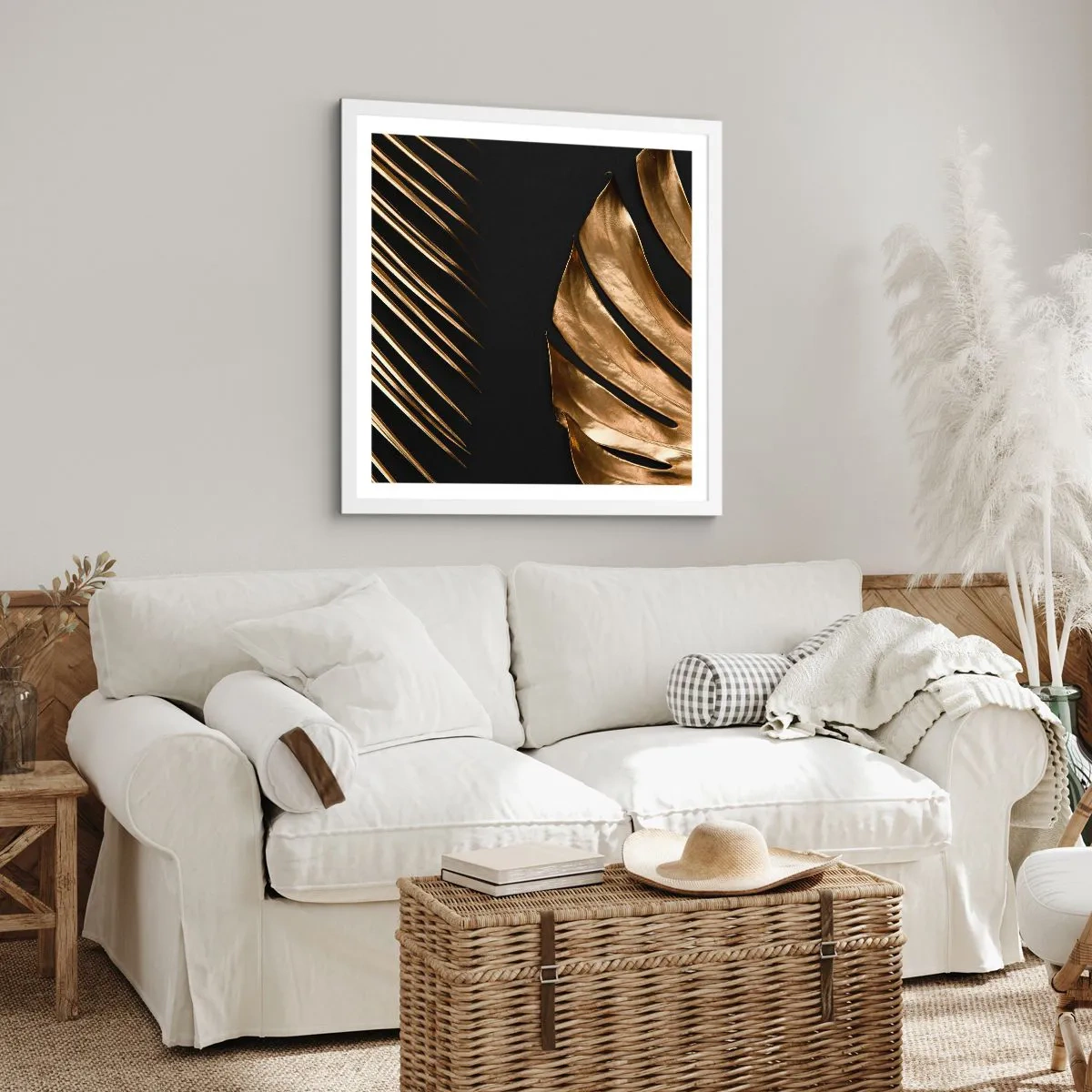 Poster in cornice bianca - Diverse, ma ugualmente care - 40x40 cm