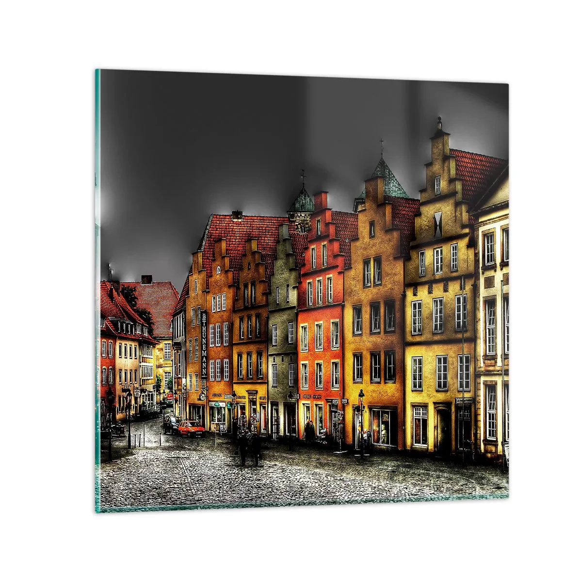 Quadro su vetro - Manca solo la carrozza magica - 70x70 cm