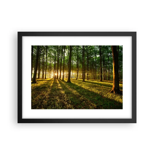 Poster in cornice nera - La foto di ogni primavera - 40x30 cm